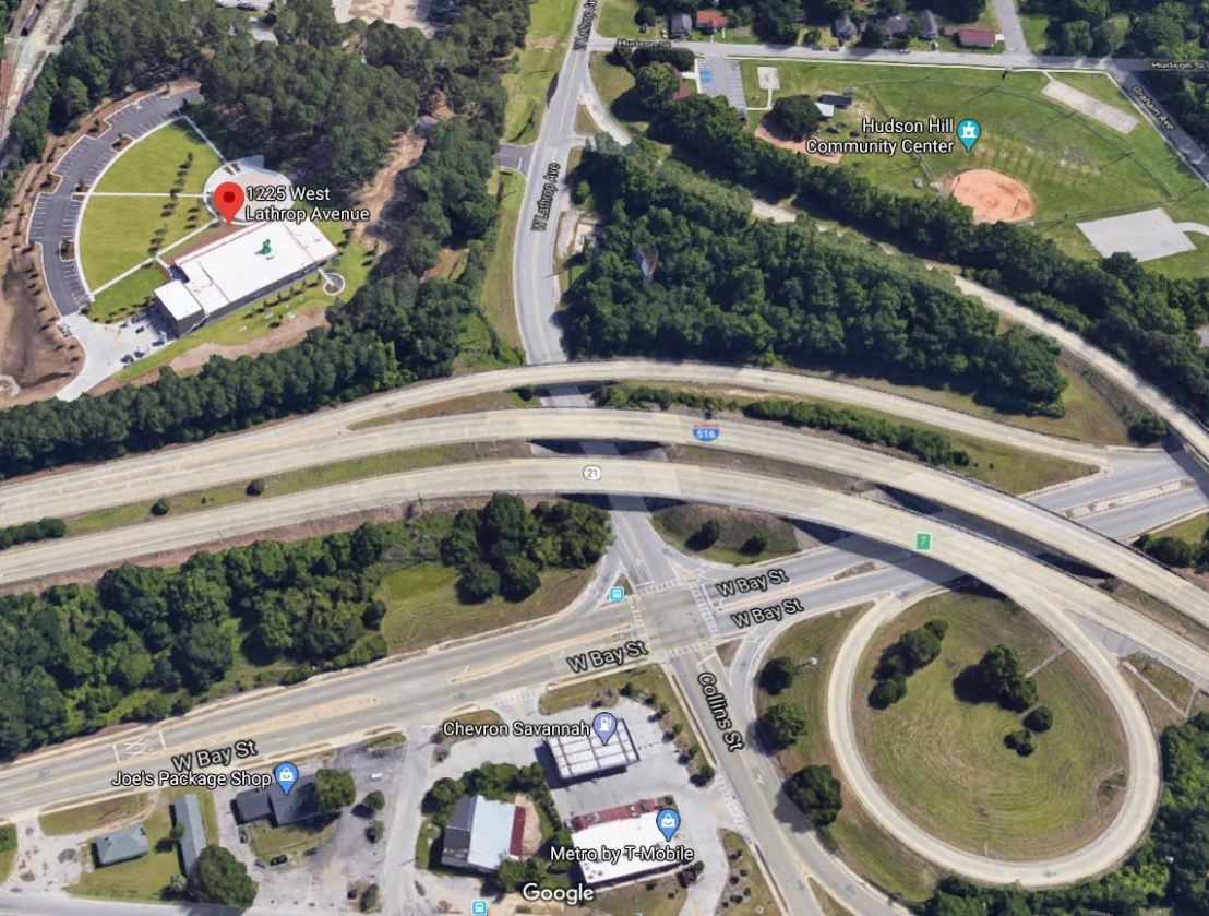 closeup map 1225WestLathropAvenue